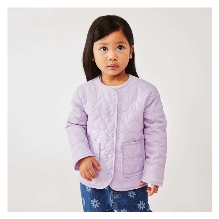 Toddler Girls' Quilted Jacket with PrimaLoft®